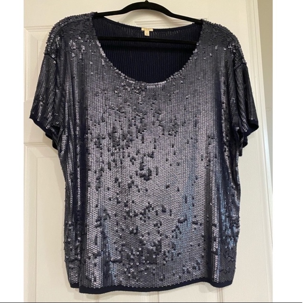 J. Crew Sequin Top